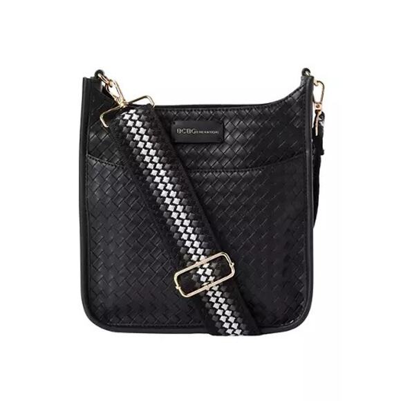 BCBGeneration 3-Piece Faux Weave Hobo Crossbody Bag Gift Set - Picture 11 of 11